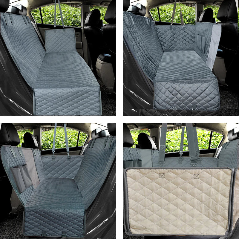 Dog Car Seat Cover Waterproof Pet Travel Dog Carrier Hammock Car Rear Back Seat Protector Mat Safety Carrier for Dogs