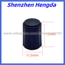 10 Piece 11.5 * 15mm Black Gray Plastic Knob Half Handle D-Shaped Inner Hole 6mm Potentiometer Switch Adjustment Knob