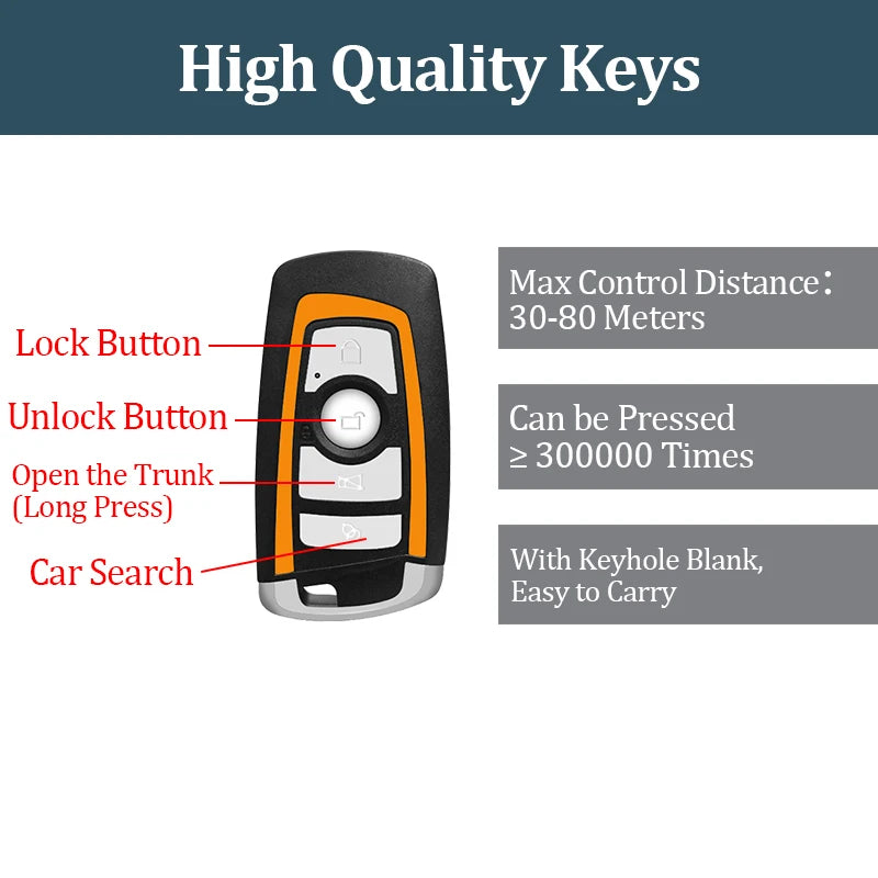 Car Central Door Lock Auto Keyless Entry System Button Start Stop Keychain Central Kit Universal Car 12V