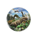 New Jurassic Dinosaur Theme Disposable Tableware Cup Plates Children's Birthday Party Dinosaur Latex Balloon Banner Decoration