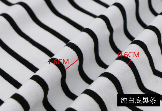 170x 50cm 95% cotton yarn dyed stripe fabric spring and autumn clothes between cloth high elastic deformation