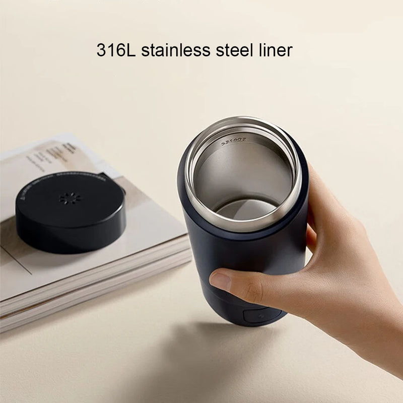 2023 NEW XIAOMI Mijia Portable Electric Kettle 2 Thermos Cup Fast Water Boiler 350ml Smart Temperature Insulated Kettle Travel