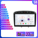 Hizpo 2Din Wirless CarPlay Android Auto Car Radio for 308 308S 408 2012 - 2020 UI7862 Headunit DSP RDS BT 4G GPS Navi 360° CAM