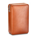 Portable Humidor Cigar Box Travel Cigar Case Leather Cedar Wood Cigar Humidor Box W/ or W/O Cutter Lighter Puro Set Accessories