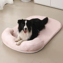 Removeable Summer Dog Bed Ice Silk Cooling Pet Mat Foam Sleeping Sofa Puppy Kennel Summer Cooling Fabric Dog Cat Bed Pet Cushion