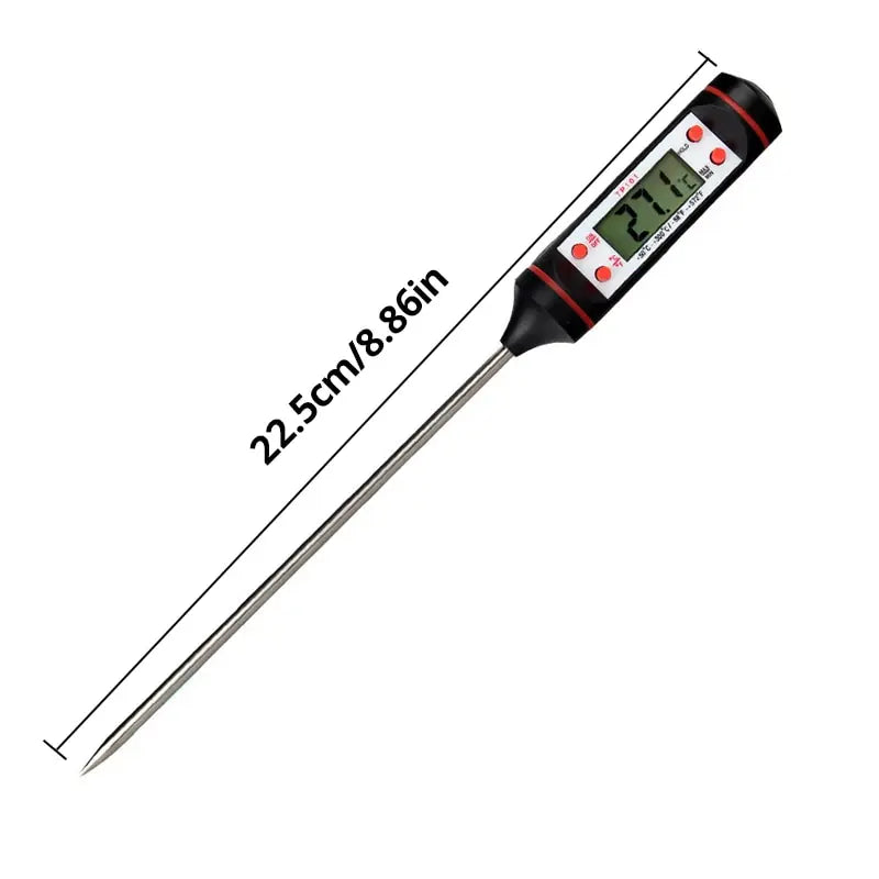 Food Baking Digital Kitchen Thermometer Electronic Probe Type Liquid Barbecue BBQ Temperature Measuring Pen