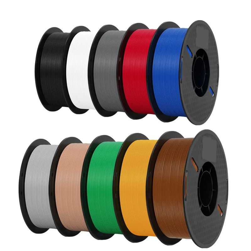 Tri-Color Dual-Color Silk Rainbow PLA Filament 1.75mm Accuracy+/-0.03mm 3D Printer Filament Compatible with Most FDM Printers