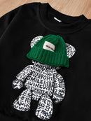 Boys And Girls Clothing Set Children Hooded Outerwear Tops Pants 2Pcs Outfits Kids Teenage Costume Suit Spring Autumn  Trend