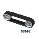 Tracks and Wheels Pack for Lego x1681 53992 13972 Compatible Legoeds Building Blocks Crawler MOC Technical Puzzle Assembly