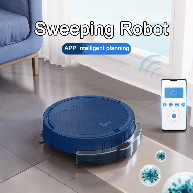 2024 New APP remote Control Super Quiet BowAI 3 In 1 Smart Sweeping Robot Home Mini Sweeper Sweeping and Vacuuming For Home Use