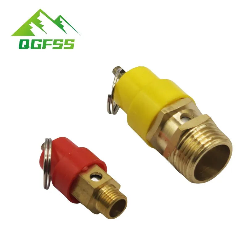 1PCS 1/4'' 3/8" 1/2" BSP 1/3/4/5/6/7/8/10/12KG Air Compressor Safety Relief Valve Pressure Release Regulator For Pressure Piping