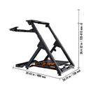 SucceBuy Foldable Racing Steering Wheel Stand Height Adjustable Universal Base Compatible with Logitech & Thrustmaster  Wheel