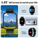 Smartwatch can answer and make calls, receive message reminders, multiple sports modes, compatible with Android and iPhone