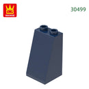 Wange 34Pcs/Lot 30499 2x2x3 Slope Building Block Moc Accessories Compatible with Brick DIY Construction Children Toys Gift Box