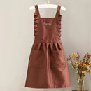 Waist Tie Wear-resistant Wide Application Women Men Kitchen Apron Chef Workwear Baking Apron Household Supplies