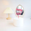 Best Mom Mother's Day Party Cake Topper Pink Red Love You Mum Acrylic Cake Topper for Mommy Birthday Party Cake Decorations Gift