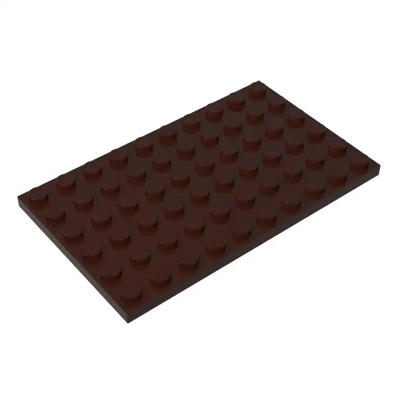 Gobricks 10PCS MOC  Plate 6 x 10 Compatible 3033 Assembles Particles Building Blocks Parts DIY block bricks Tech Parts Toys