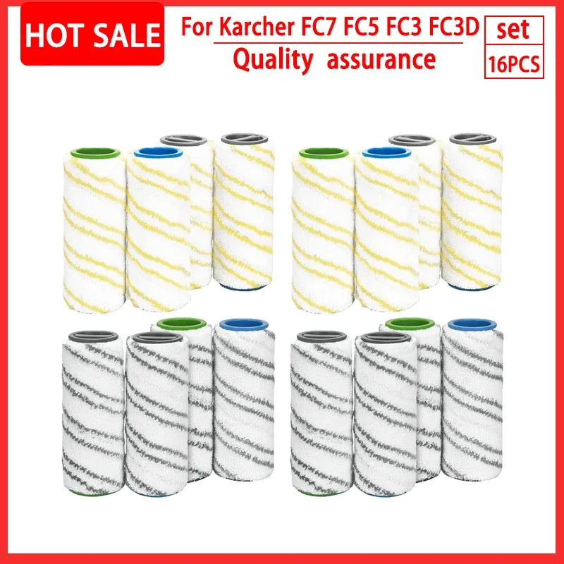 For Karcher FC5 FC7 FC3 FC3D Electric Floor Roller Brush Cleaner Accessories Robot vacuum cleaner Replacement Parts