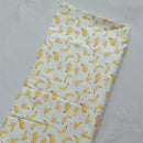 Graceful Pink Green Stripe Fruit  Series Apple Banana Printed Cotton Fabric 50x160cm For DIY Sewing Bedding Quilting Cloth Decor