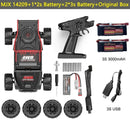 MJX 14209 Hypergo 1/14 V2.0 Rc Remote Control Car 3S/2S Battery 4WD Off-road Racing RC Truck 2.4G Brushless Drift Car Electric