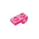 Gobricks 10PCS Bricks Plate Modified 1 x 2 with Pin Hole on Bottom compatible with lego 18677 28809 pieces of children's toys