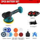 ONEVAN 7000RPM Electric Car Polisher 6 Gears Cordless Auto Polishing Wax Machine Car Repair Tools Set For Makita 21V Battery