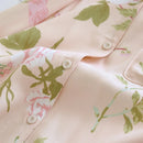 2023 Spring/Summer New Women's Pajama Set Gongsatin Cotton Women's Pajama Silk Viscose Fiber Silk Smooth High end Home 2-Piece