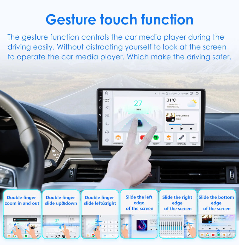 2 Din Android 13 Car Radio Multimedia Player For VW Volkswagen Passat B7 B6 Golf Touran Polo Tiguan Jetta Navigation GPS Carplay