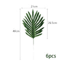 Artificial Tropical Palm Leaves Monstera Leaves Summer Tropical Party Turtle Leaves Hawaiian Wedding Home Luau Beach Fake Plants