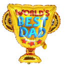 Father's Day Theme Party Decoration Tie Beard Trophy Aluminum Film Balloon Bset Dad Balloon
