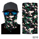 Camouflage Cycling Face Mask Scarf Neck Gaiter Men Seamless Bandana Women Headband Balaclava Tube Face Shield