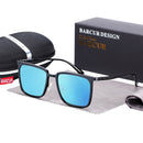 BARCUR Polarized Square Sunglasses for Men Aluminium Magnesium Sun glasses for women Gift with Box