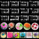 Baking Cake Tools 3D Gelatin Jelly Art Pudding Flowers Cake Decorating Tools Needle Tools Stainless Steel Nozzle Syringe Kit