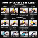 X-TIGER Polarized Sports Sunglasses UV400 Bike Bicycle Eyewear Outdoor Cycling Baseball Running Fishing Golf Glasses