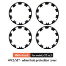For Tesla Model Y 20 Inch Rim Wheel Hub Protection Patch Protectors ABS Wheel Guard Covers Accessories Auto Exterior 2018-2024