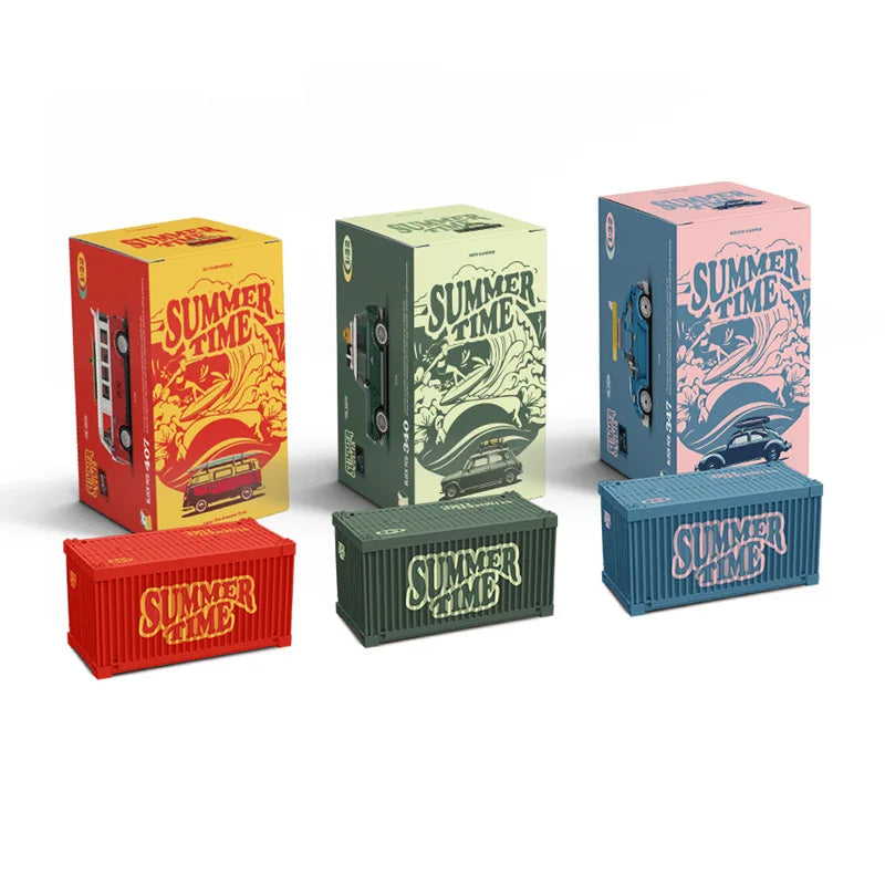 NEW IN 8 LITER Classic Car Technical Model Building Block Creative City Racing Brick City Children's Puzzle Toys Gift Decoration