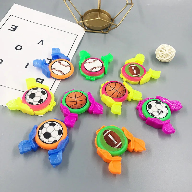 20Pcs Mini Football Basketball Launcher Shooting Game Outdoor Toys for Kids Birthday Party Favors Pinata Fillers School Rewards