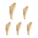 SARIHOSY Wall Hook Towel Hooks Wall storage Coat Rack kitchen Bathroom Accessories Creative Leaf Hook Home Storage Gold Silver