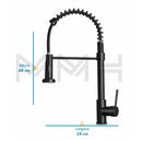 Torneira Cozinha Moderna com Spray Articulado Versátil