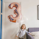 Rose Gold Number 16 Foil Balloon 16th Happy Birthday Party Decorations Kids Boy Girl Sweet Sixteen Year Old Anniversary Supplies