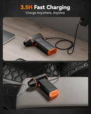 WOLFBOX MF50 Electric Air Duster Air Blower-110000RPM Super Power, Rechargeable 3-Gear Brushless Motor for Car/PC/Home/Outdoor