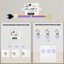 Wireless Light Wall Switch RF 433Mhz Remote Control 1/2/3Gang Interruptor Smart Lighting Switch For Lamp LED 10A 110V 220V