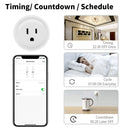 US Mexico Peru WiFi TUYA Zigbee Smart Plug Socket Power Monitor Outlet Home Appliances Smart Living Works With Alexa Google Home