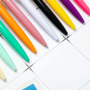 Fashion Multicolor Pressed Plastic Ballpoint Pens Business Gifts Advertising School Exams Stationery Signature Pens Wholesale