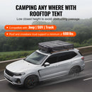 VEVOR Rooftop Tent Hardshell Folding Tent with Telescopic Ladder Mattress PVC Cover Bag Waterproof for Jeep SUV Van Pickup Truck