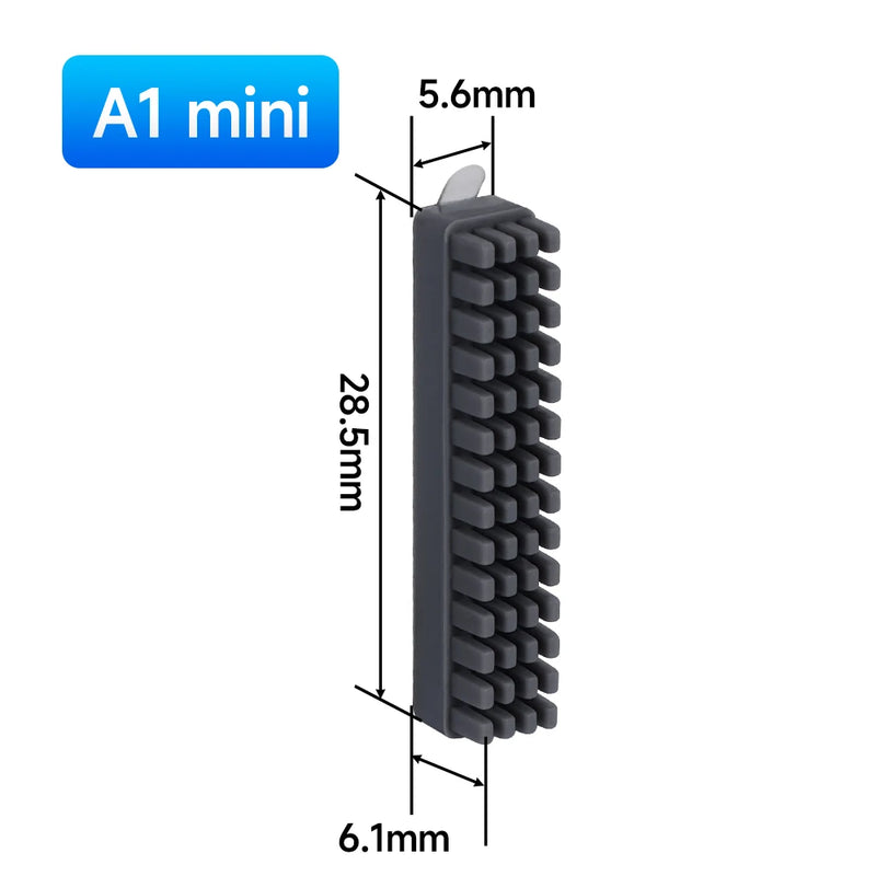 For Bambu Lab A1/A1 Mini Nozzle Brush Silicone Wiper Hotbed Mounted Scrubber Nozzles Cleaning Tools For Bambulab ,30/24/12/3pcs