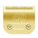 7FC/5FC/4FC/#10/#30/#40 Detachable Pet Dog Clipper Ceramic Blades Set Compatible with Andis,Oster A5,Wahl KM Series Clippers