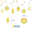 Muslim Festival Jewish Passover Disposable Tableware Paper Plates Cup Flag Balloons Home Party Favors Decoration Party Supplies