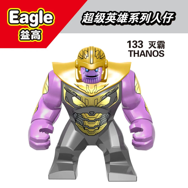 Marvel Legendary Superhero Full Series Thanos Doll Blocks, Anime Character Model Assembly Blocks, Children's Toy Gifts