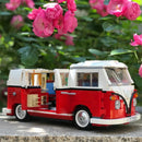 Technical 1334PCS T1 Camper Car Building Blocks Classic Model 10220 Vehicle Assemble Bricks Toys Birthday Gift For Kid Boy Adult